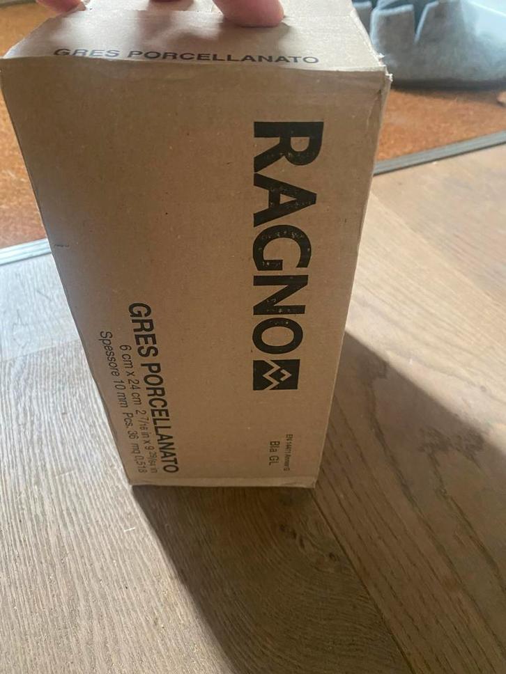 Ragno bianco Wandtegels wit keramisch 6x24cm - 36 stuks, Doe-het-zelf en Verbouw, Tegels, Nieuw, Wandtegels, Keramiek, Minder dan 20 cm