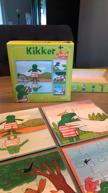 Nieuw! Kikker 4 in 1 puzzel 4,6,9&16 stukjes beschikbaar voor biedingen