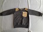 Sweater in grijs met zakje maat 116 ( nieuw), Ophalen of Verzenden, Nieuw