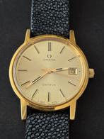 Omega Genève Vintage Gold Plated Cal.1030, Sieraden, Tassen en Uiterlijk, Horloges | Heren, Leer, Staal, Polshorloge, Ophalen of Verzenden