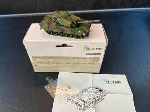 Marklin 4Mfor 18581 Leopard 2a1 zwitserse leger tank 1:87, Hobby en Vrije tijd, Modeltreinen | H0, Zo goed als nieuw, Wagon, Wisselstroom