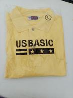 Polo Shirt Geel - US BASIC maat L NIEUW, Kleding | Heren, Ophalen of Verzenden, Nieuw, Maat 52/54 (L), Geel
