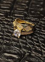 Prachtige 14karaat gouden ring, Ophalen of Verzenden, Nieuw, Goud, Goud
