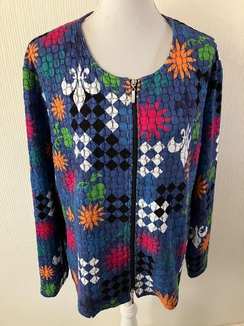 new jersey xxxl valt als xl oksel tot oksel 62 cm met rits, Kleding | Dames, Grote Maten, Zo goed als nieuw, Trui of Vest, Ophalen of Verzenden