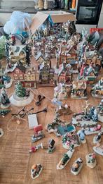 Veel Kerst huisjes lemax trein boompjes poppetjes etc etc, Ophalen, Zo goed als nieuw