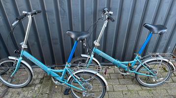 2 vouwfietsen beschikbaar voor biedingen