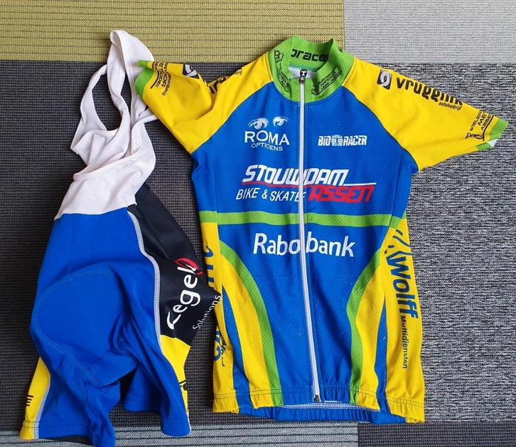 1 setje fietskleding kind, Fietsen en Brommers, Fietsaccessoires | Fietskleding, Gebruikt, Kinderen, Bovenkleding, Ophalen