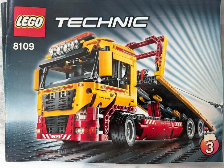 Lego 8109 Technic Truck met laadplatform, Kinderen en Baby's, Speelgoed | Duplo en Lego, Zo goed als nieuw, Lego, Complete set