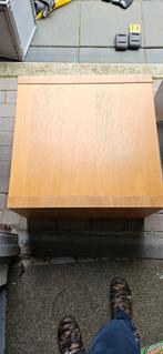 Massief eiken salontafel, Ophalen, Gebruikt, 50 tot 100 cm, 50 tot 100 cm