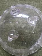 Kristallen fruitschaal / vergiet (4 gaatjes), Ophalen of Verzenden, Zo goed als nieuw, Rond, Glas