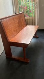 Kersenhouten schoolbank, Ophalen, Gebruikt, Minder dan 75 cm, Tweepersoons