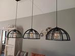 Woonkamerlamp zwart, Ophalen, Zo goed als nieuw, Metaal, 50 tot 75 cm