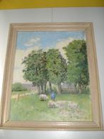 F.C. [Fred] Klaassen, olieverf, gesigneerd, Antiek en Kunst, Ophalen