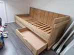 Steigerhout bed, Stoer - landelijk, 80 cm, Gebruikt, Eenpersoons