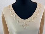 gina laura maat XXL oksel tot oksel 66 cm-3/4 mouw, Kleding | Dames, Beige, Zo goed als nieuw, Gina laura, Shirt of Top