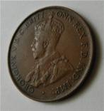 Australië one penny 1935, Verzenden, Losse munt