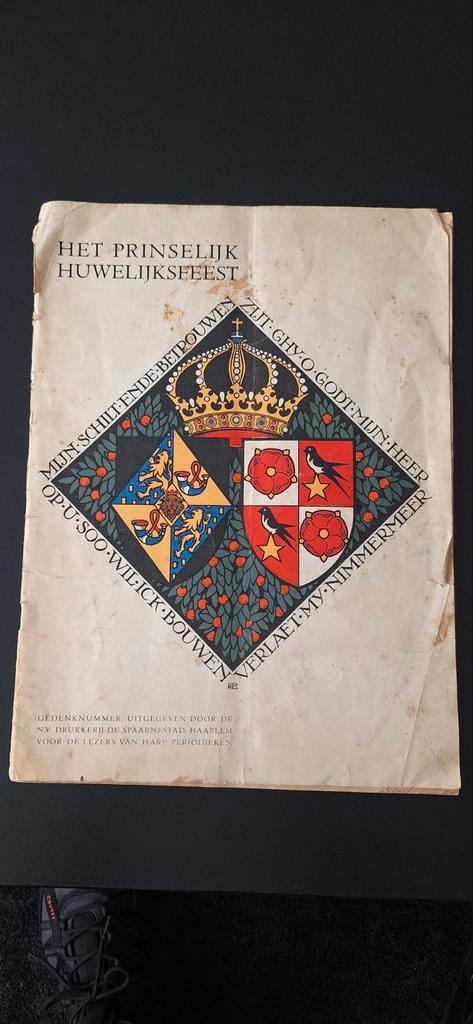 Huwelijksfeest Prinses Juliana 1937, Antiek en Kunst, Antiek | Boeken en Bijbels, Ophalen of Verzenden