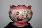 prachtige bloempot / kom Flora en Fauna Stafordshire England, Antiek en Kunst, Antiek | Keramiek en Aardewerk, Ophalen of Verzenden