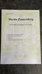 Martin Zonnenberg - koraalbewerkingen - klavarskribo, Muziek en Instrumenten, Bladmuziek, Orgel, Gebruikt, Ophalen of Verzenden