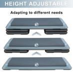 Verstelbare Stepbank voor Fitness & Aerobics, Info@outdoorhub.eu, Verzenden, Nieuw, Benen