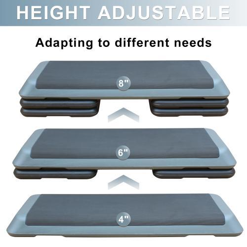 Verstelbare Stepbank voor Fitness & Aerobics, Sport en Fitness, Fitnessmaterialen, Nieuw, Stepbank, Benen, Verzenden