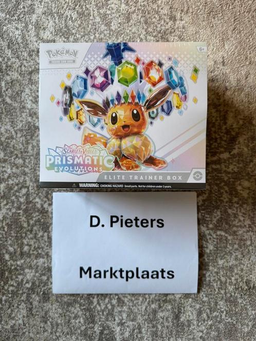 Pokémon Prismatic Evolutions Elite Trainer Box, Hobby en Vrije tijd, Verzamelkaartspellen | Pokémon, Nieuw, Overige typen, Foil