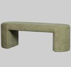 Jacob gestoffeerd bankje olijfgroen, Huis en Inrichting, Banken | Sofa's en Chaises Longues, Ophalen