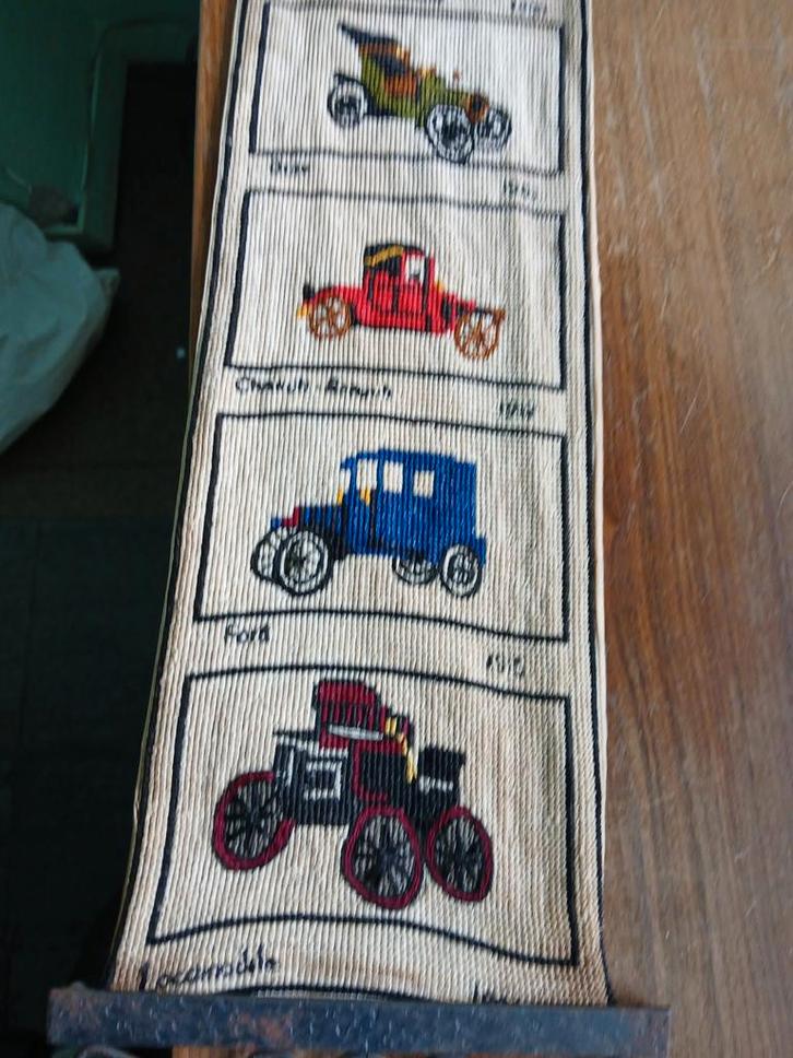 Vintage Auto Wandkleed, Huis en Inrichting, Woonaccessoires | Wanddecoraties, Gebruikt, Ophalen of Verzenden