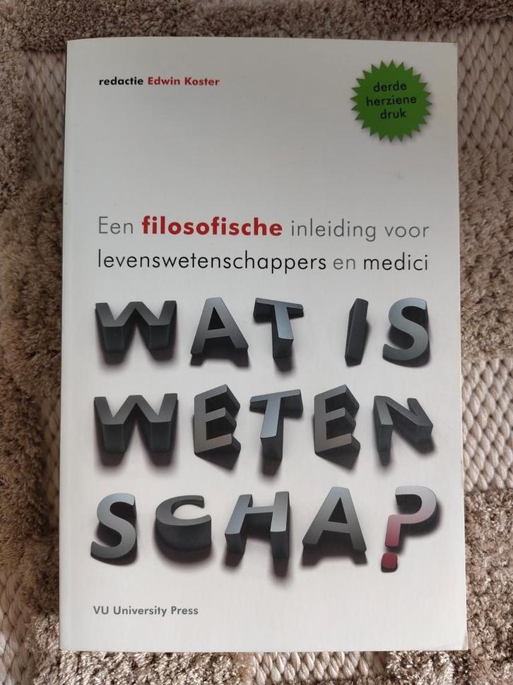 Wat is Wetenschap? - Filosofische Inleiding, Boeken, Filosofie, Gelezen, Logica of Wetenschapsfilosofie, Ophalen of Verzenden