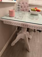 Riviera Maison Tafeltje - Leuk & Stijlvol!, Ophalen, Gebruikt, 50 tot 100 cm, Glas