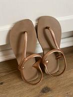 Havianas flash 37-38, Kleding | Dames, Schoenen, Slippers, Beige, Ophalen of Verzenden, Zo goed als nieuw