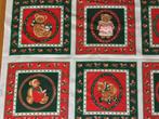 Panelstof kerst beer katoen lap stof panel - quilt - 113x44, Nieuw, 30 tot 120 cm, 30 tot 200 cm, Ophalen of Verzenden