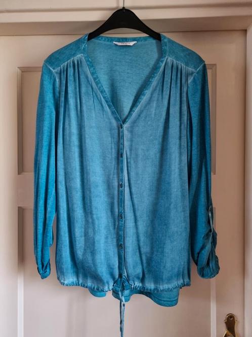 Blouson, miss Etam, Kleding | Dames, Blouses en Tunieken, Zo goed als nieuw, Maat 42/44 (L), Blauw, Ophalen of Verzenden