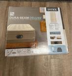 Intex Dura-Beam Deluxe Luchtbed 2-persoons - Nieuw, Ophalen of Verzenden, Ingebouwde pomp, Nieuw, 2-persoons
