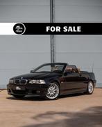 BMW 330Ci Cabrio M-Sport (Orig NL, Youngtimer, Zeldzaam), Auto's, Automaat, 1595 kg, Cabriolet, Zwart