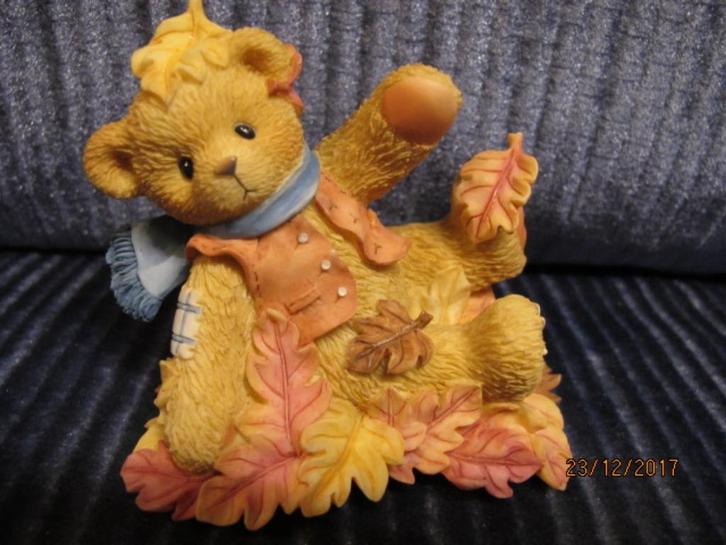 cherished teddies - nathan/nathaniel&nellie/norbit&nyla/norm, Verzamelen, Beren en Cherished Teddies, Zo goed als nieuw, Beeldje