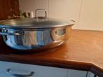 WMF vispan 26cm zilver, Inductieplaat, Ophalen of Verzenden, Zo goed als nieuw, Rvs