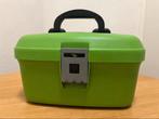 Beautycase koffer EasyTrip groen, Sieraden, Tassen en Uiterlijk, Beautycases, Ophalen, Met spiegeltje(s), Nieuw, Hardcase
