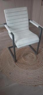 6 Goossens Lederen Eetkamerstoelen nog in zeer goede staat ., Huis en Inrichting, Stoelen, Ophalen of Verzenden, Zo goed als nieuw