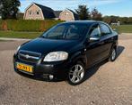 Chevrolet Aveo 1.4 LPG 16V 4D 2009 Zwart, Auto's, Voorwielaandrijving, Aveo, 4 cilinders, 1064 kg