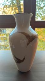 Bijzondere mooie vaas met bladgoud beschildering, Antiek en Kunst, Ophalen of Verzenden