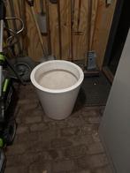 Witte Bloempot - Modern Design elho, Tuin en Terras, Bloembakken en Plantenbakken, Kunststof, Minder dan 60 cm, Rond, Ophalen of Verzenden