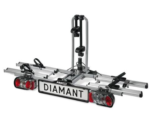 Pro-User Diamant - Fietsendrager 2x Ebike - incl tas., Auto diversen, Fietsendragers, Nieuw, Trekhaakdrager, 2 fietsen, Brede banden