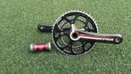 fsa compact crankstel 170mm, Fietsen en Brommers, Fietsonderdelen, Crankstel of Pedalen, Gebruikt, FSA, Racefiets