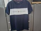 donkerblauw met wit shirt Tommy Hilfiger mt S, Blauw, Tommy Hilfiger, Ophalen of Verzenden, Gedragen