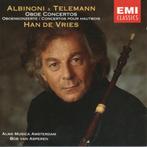 Albinoni, Telemann, Han De Vries Oboe Concertos, Cd's en Dvd's, Cd's | Klassiek, Ophalen of Verzenden, Barok, Gebruikt, Orkest of Ballet