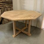 Ronde Tuintafel - 120 cm - massief teak - TTM Wonen, Tuin en Terras, Tuintafels, Nieuw, Rond, Teakhout, Ophalen of Verzenden