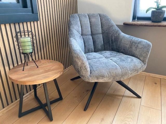 Fauteuil Beauty, 3 kleuren weefstof, Huis en Inrichting, Fauteuils, Nieuw, Stof, 50 tot 75 cm, 75 tot 100 cm, Ophalen of Verzenden