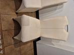 Gratis af te halen 4 stoelen, Huis en Inrichting, Stoelen, Ophalen, Gebruikt, Wit, Leer