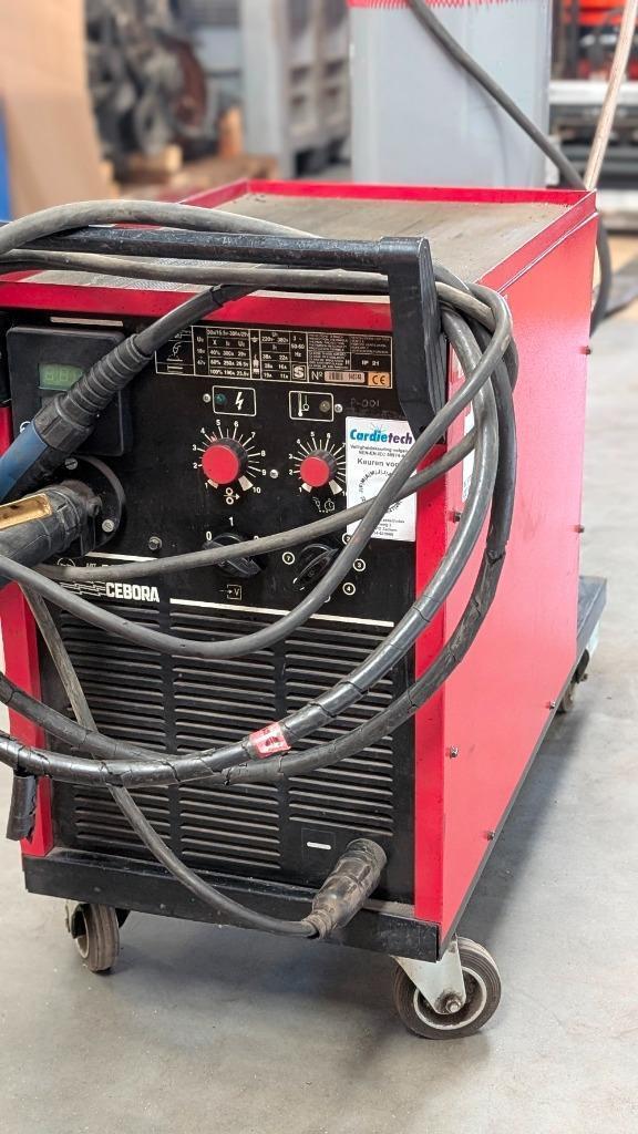 Cebora CO2 lasapparaat Type 527, Doe-het-zelf en Verbouw, Gereedschap | Lasapparaten, Zo goed als nieuw, Co2, 150 tot 250 ampère